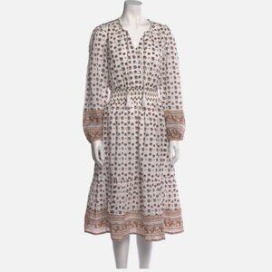 Cleobella Blakely Boho Cotton Midi Dress Size Small